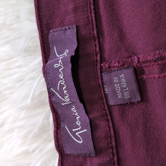 Gloria Vanderbilt Plum Purple High Waisted Denim Amanda Jeans Size 14 Petite - Picture 6 of 11